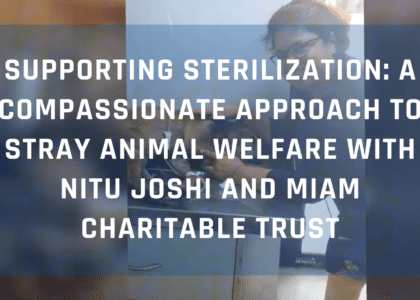 Supporting Sterilization: A Compassionate Approach to Stray Animal Welfare with Nitu Joshi and Miam Charitable Trust